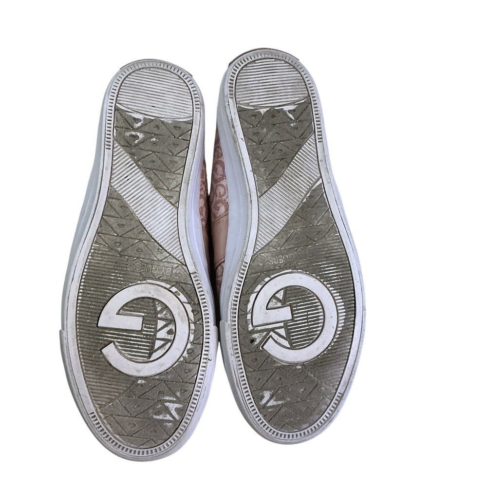 G by Guess Shoes Womens 8.5 M Tannur 3 Sneakers Pink Canvas Round Toe Lace Up - Picture 12 of 15